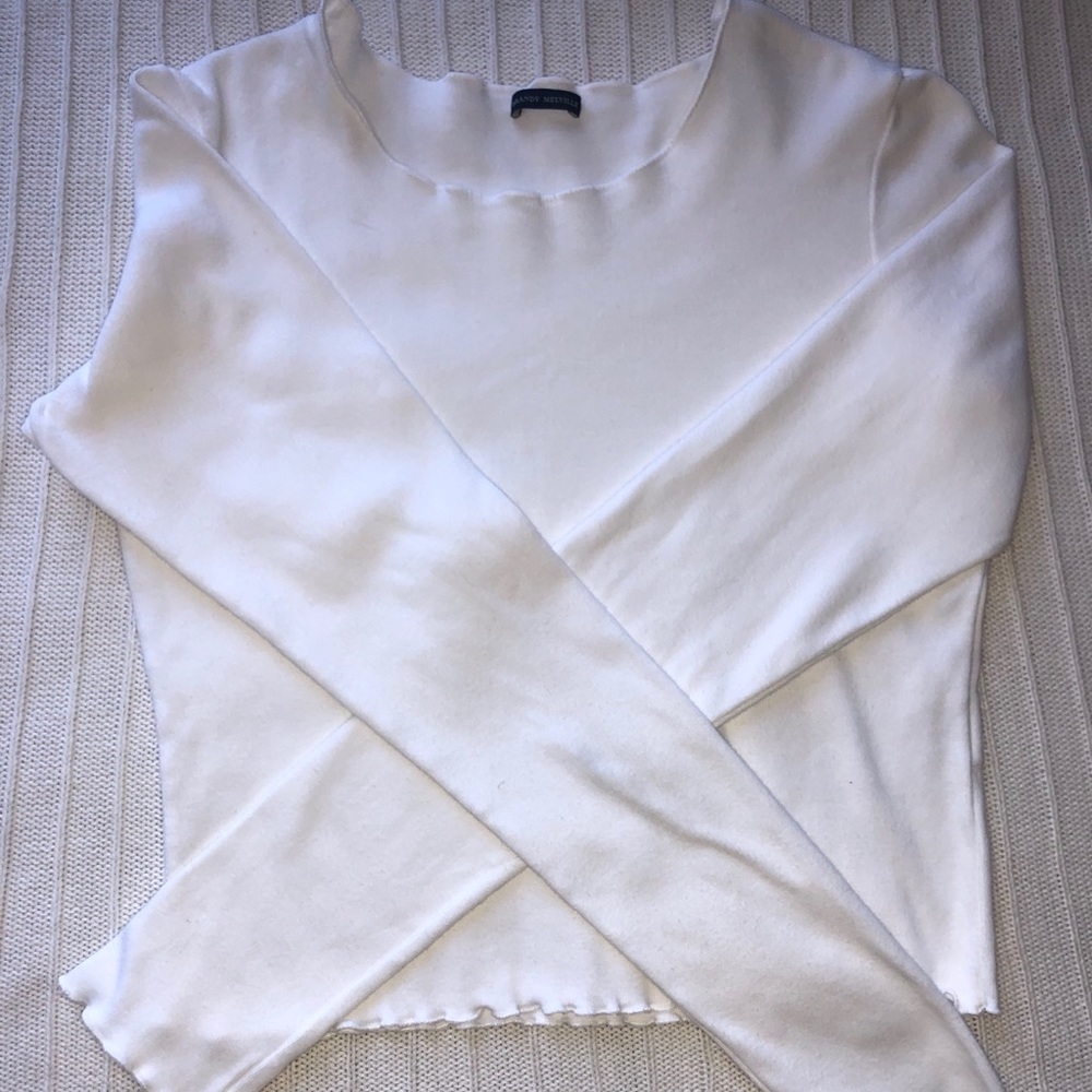 brandy melville lettuce edge top